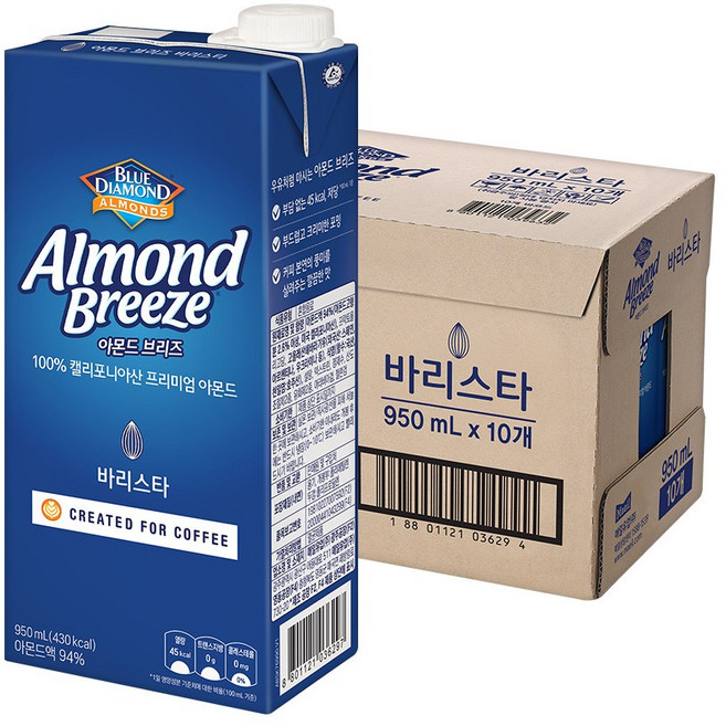 매일 아몬드브리즈 바리스타 950ml, 10개