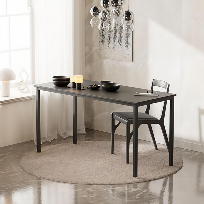 가구느낌 모던테이블, 블랙