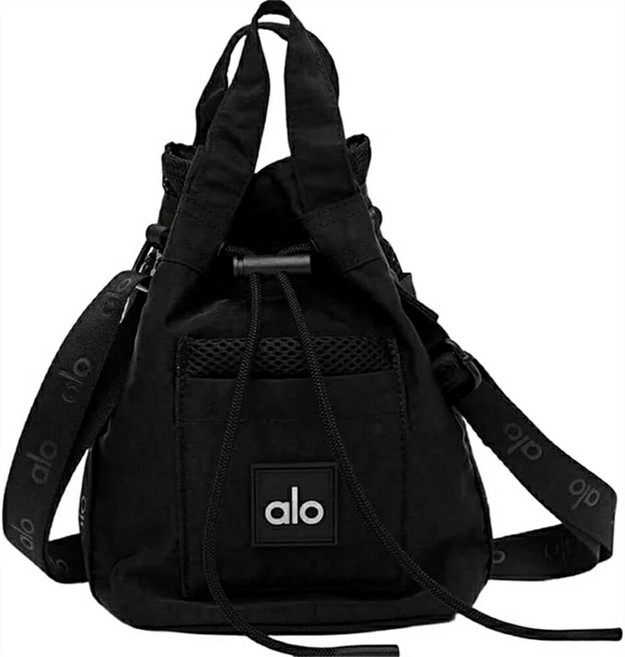 alo[Alo Yoga] 숄더백 파우치 나일론 BK/BR