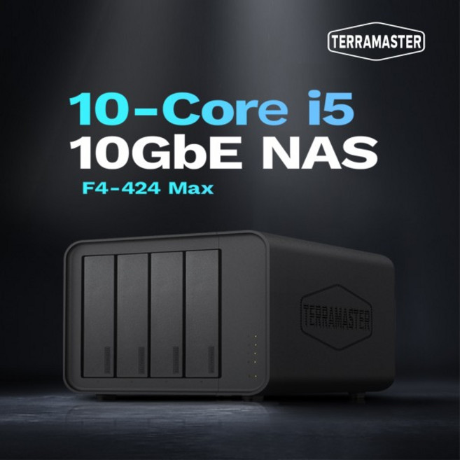 TERRAMASTER F4-424 Max NAS 스토리지 4Bay 코어 i5 1235U 10 코어 12 스레드 8GB DDR5 RAM 네트워크 연결, 01 빠른