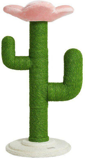 고양이 스크래쳐 장난감 보드 캣트리 발톱 미니캣타워 놀이터 등반, 1개, 2. 꽃 선인장 포함 클립 없는