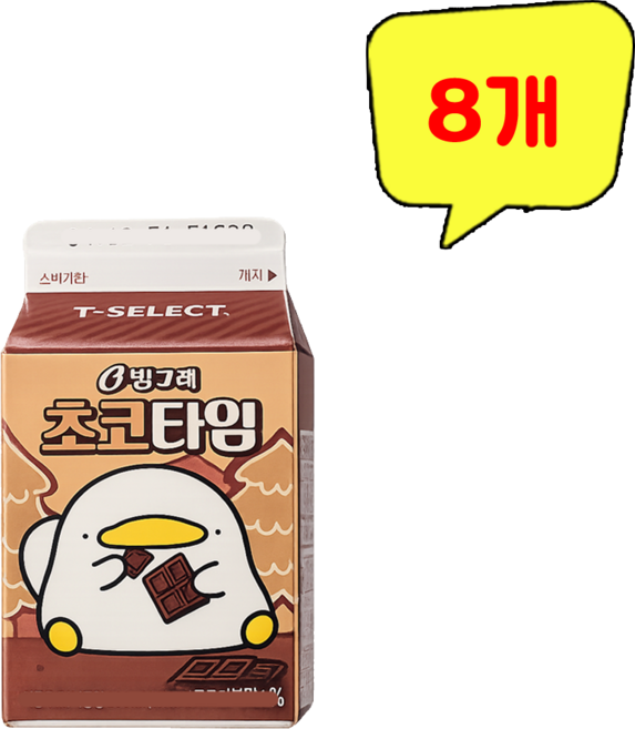 PB)오구초코타임, 8개, 200ml