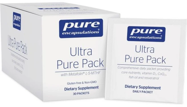 퓨어인캡슐레이션 Pure Encapsulations Ultra Pure Pack - Daily Comprehensive Multivitamins - Supports Well-B - 쿠팡