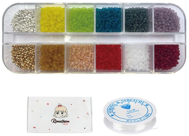 리니팜 비즈 반지 만들기 세트, 1세트, 팔레트