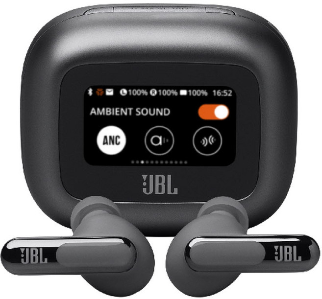 삼성공식파트너 JBL LIVE BEAM3 노이즈 캔슬링 블루투스 이어폰, 블랙