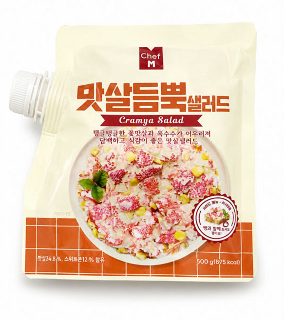 쉐프엠 맛살듬뿍 샐러드 500g [아이스박스포함], 1개