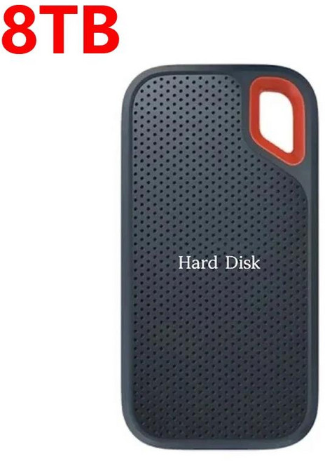 Lenovo 하드 디스크 모바일 SSD E60 1TB 2TB 256TB USB 3.1 HD 노트북 PS5 모바일 하드 디스크 HDD 스토리, 04 8TB, 1개, 07 8TB