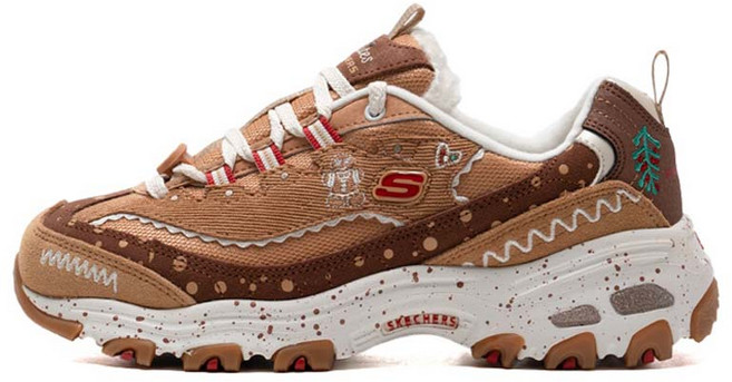 스케쳐스 여성 딜라이트 진저브레드 에어 쿨 메모리폼 기모 운동화 149257-TNBR