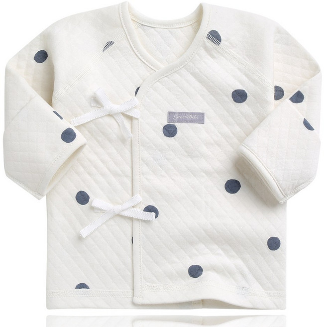그린베베 겨울 신생아용 버블캣 보온 배냇저고리