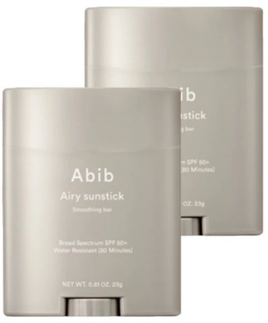 아비브 에어리 선스틱 스무딩 바 SPF50+ PA ++++, 23g, 2개 - 쿠팡