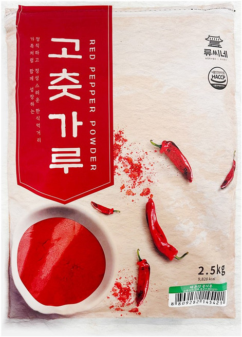 류씨네 중식용 고춧가루 매운맛 2.5kg, 1개