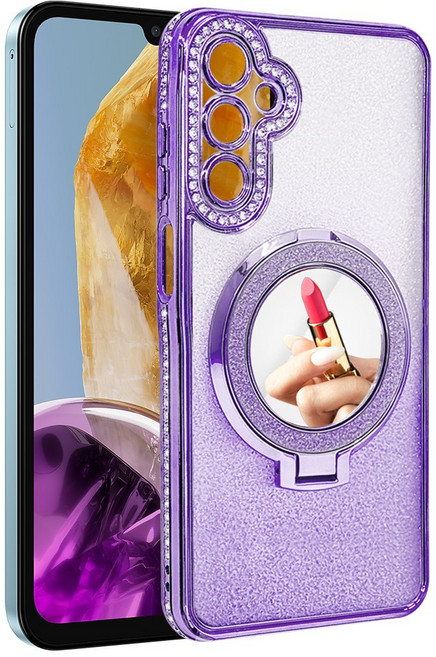 더조은셀러 스파클 거울 큐빅 스탠딩 케이스