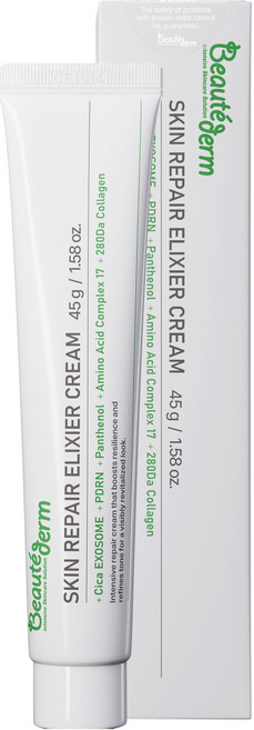 BEAUTEDERM PDRN 재생크림 세라마이드 콜라겐 판테놀 리페어 크림, 1개, 45g