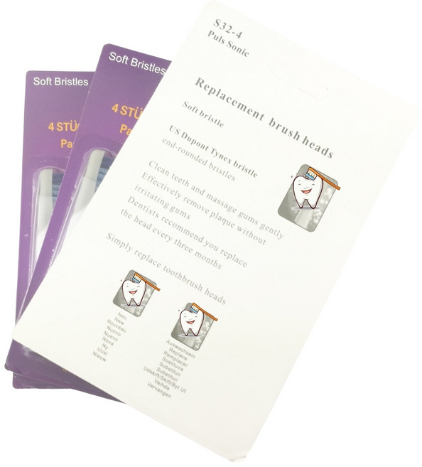 교체용 칫솔 헤드 S32-4 Vitality Sonic 시리즈에 적합 정밀 세척 노즐 8 개 16, 01 2Pack 8Pcs