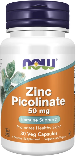 나우푸드 아연 피콜리네이트 50mg 베지 캡슐, 1개, 30정 - 쿠팡