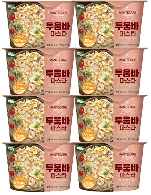 코스트코 만테까레1030 백제 투움바 파스타 8인분 184.5G X 8 / 간편조리 꾸덕한 파스타, 8개