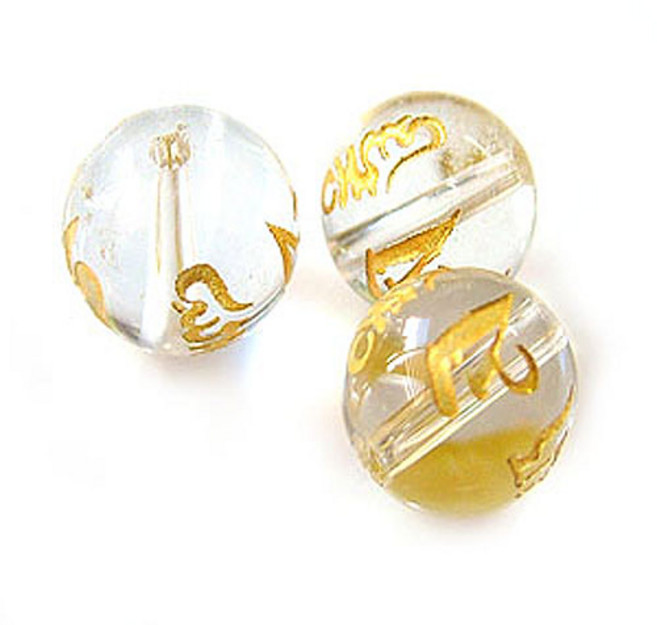 ALL 종교비즈 팔찌원석 8mm 옴자 소원성취 행운부적 한팩 4알 원석선택, 8mm옴자(백수정)