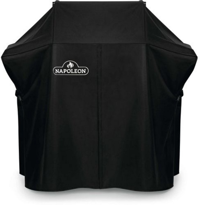 Napoleon Grill Cover - Fits Small Grills and Napoleon Rogue 365 Series Black Water Resistant U, 1개, Ridge