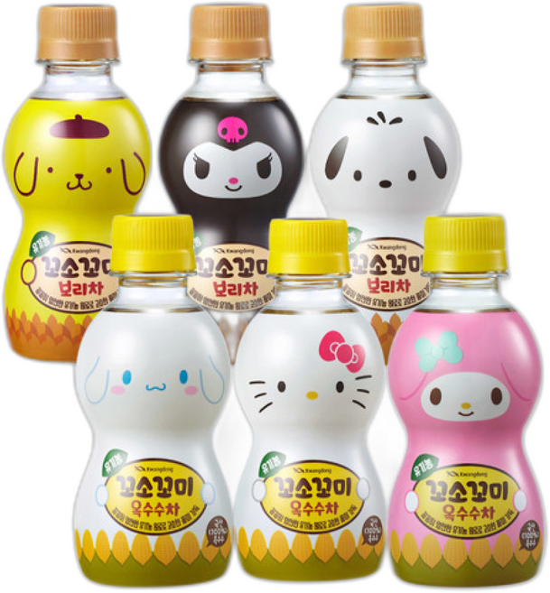 광동 꼬소꼬미 보리차 + 옥수수차 각 (총), 200ml