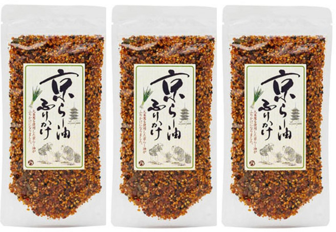 쿄라유 교토 후리카케 밥에 뿌려먹는 참깨 매콤 가루 80g, 3개