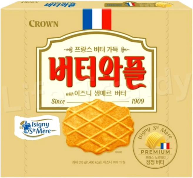 버터와플 이즈니, 5개, 316g