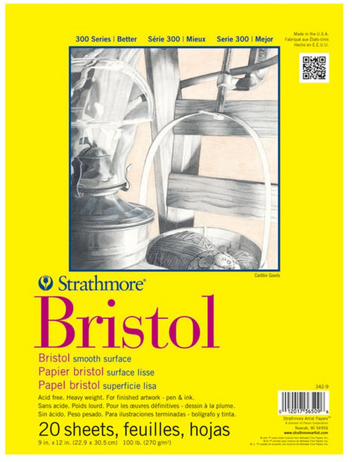 스트라스모어 s3 브리스톨지 smooth 테입 23 30cm 스케치북, A4, 1개, 20매