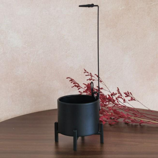 이즈 모노인센스 홀더 집게형 거꾸로인센스홀더 향거치대, 블랙