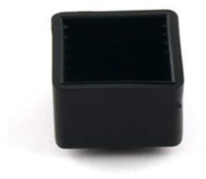 고무발 사각고무캡 사각캡 미끄럼방지 가구발 25x25, 기본