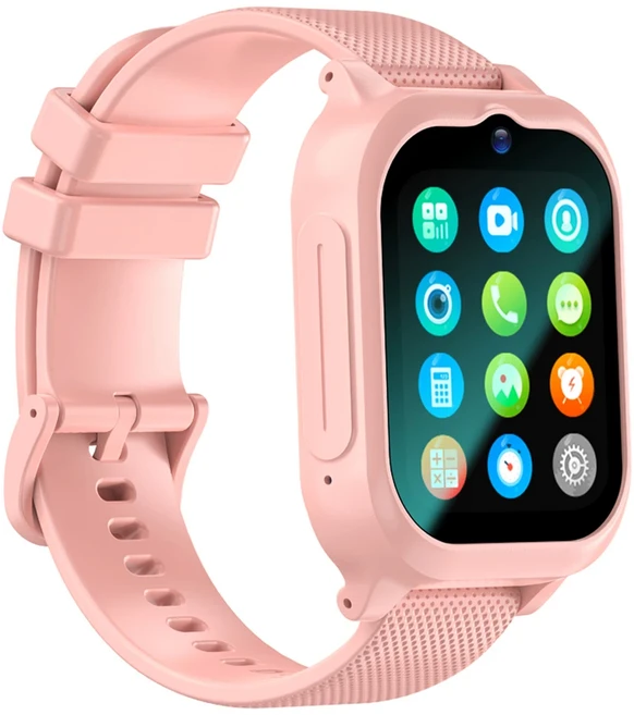 2025 VK26 4G 어린이 스마트워치 HD 카메라 SOS WIFI GPS 위치 SIM 카드 통화 키즈 스마트워치 남아 여아, 03 Pink - 쿠팡