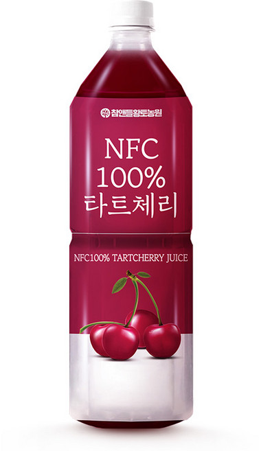 참앤들황토농원 NFC 100% 타트체리 주스 착즙 원액 1L, 7개