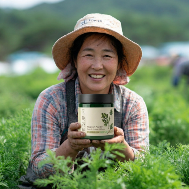 한결다믄 무첨가 프리미엄 국산 100% 쑥가루 분말, 1개, 120g