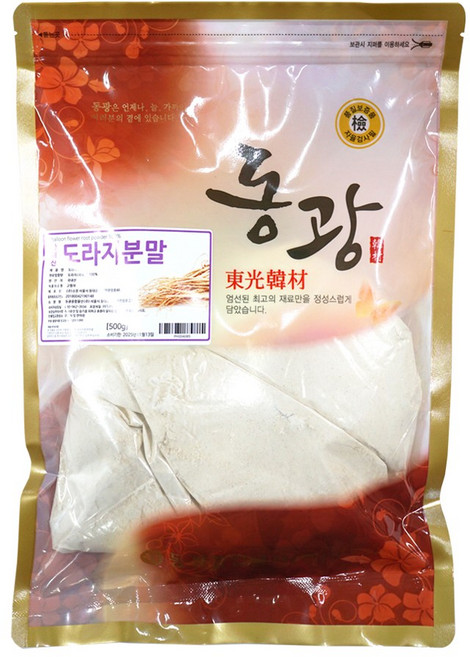 [동광한방몰] 도라지분말 도라지가루 국내산, 500g, 2개