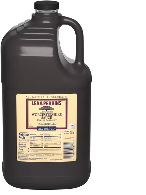 레아 페린 오리지널 우스터셔 소스 1갤런 저그, 1세트, 0.9999953508546611
