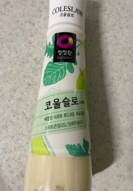 청정원 코울슬로 드레싱, 315g, 8개