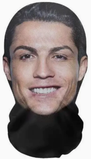 칸예마스크 인물 복면 마스크 할로윈 만우절 장난, 1개, 호날두 복면