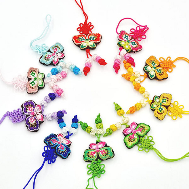 장신구줄 나비 10개입/전통매듭/노리개/한복장식/명절선물포장, 10개
