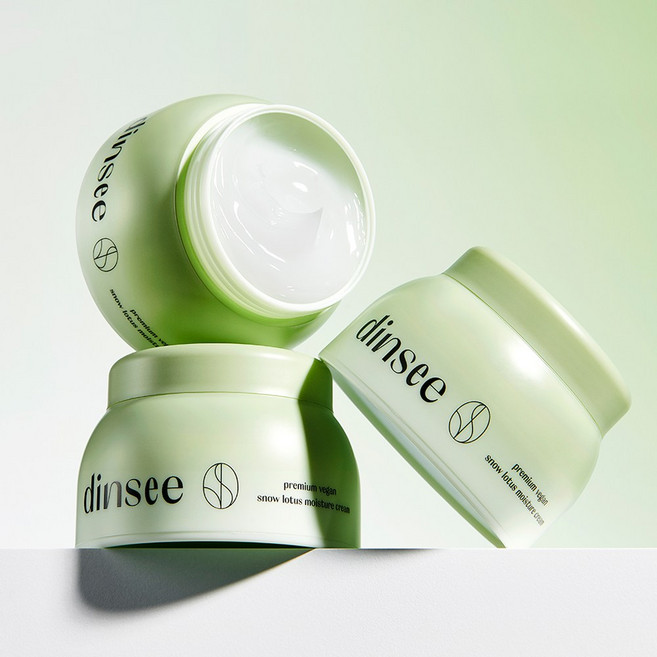 [딘시] 프리미엄 비건 눈연꽃 히알루론산 수분크림 50ml, 3개