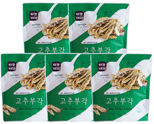 티각태각 고추부각, 30g, 10개