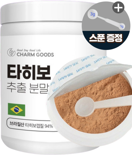 타히보 추출 분말 가루 차 타히보차 껍질 브라질산 프리미엄 타이보, 1개, 100g