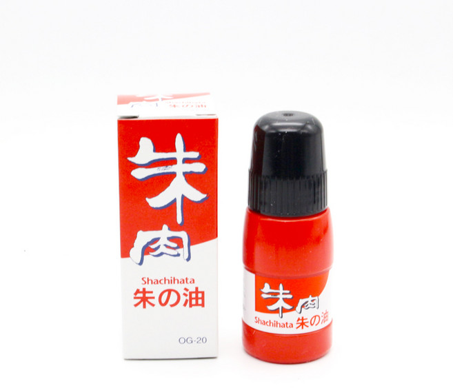 사치하타 인주 shachihata 고급 일본 부동산 법무사 도장인주, 리필잉크, 1개