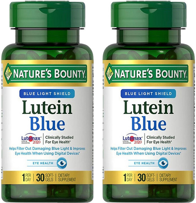 네이쳐스바운티 블루라이트 쉴드 루테인 블루 소프트젤, 2개, 30정
