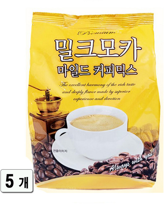 대호 밀크모카 마일드 커피믹스, 900g, 1개입, 5개