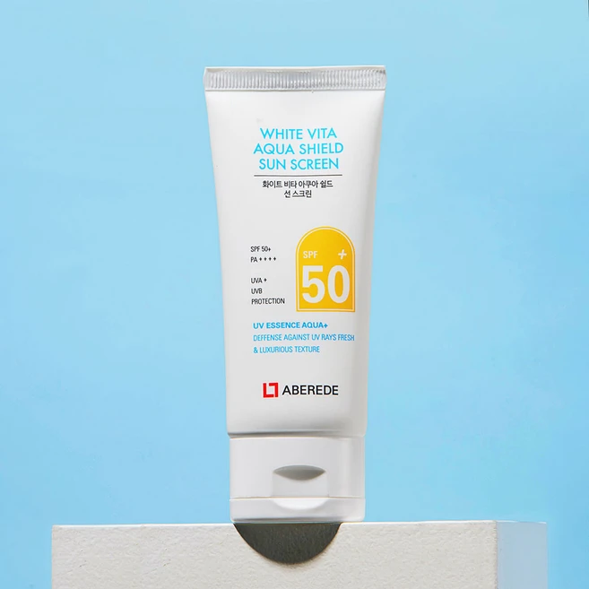 아베르데 화이트 비타 아쿠아 쉴드 선 스크린 50ml, 1개 - 쿠팡