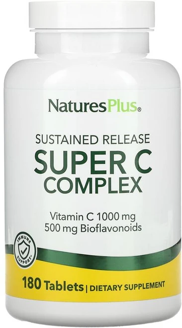 네이쳐스 플러스 슈퍼 비타민C 복합체 180정, 기본, 1개 - 쿠팡