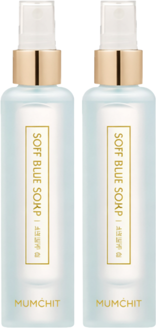 멈칫 헤어 앤 바디미스트 소프트블루 솝, 105ml, 2개