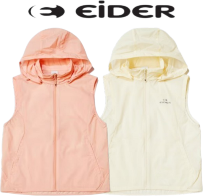 백화점 정품 아이더 여성 조끼 베스트 여름 경량 후드