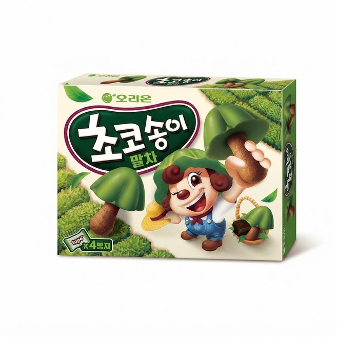 오리온 초코송이 말차 144g x 8개