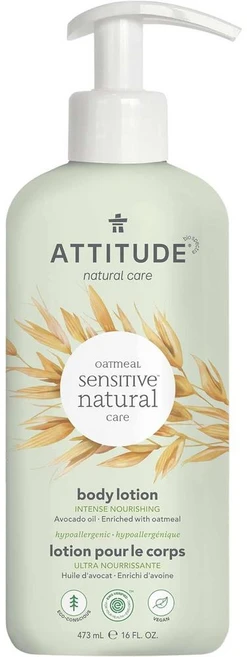 ATTITUDE 애티튜드 바디 로션 민감피부용+오트 앤 아보카도 오일, 2개, 473ml - 쿠팡