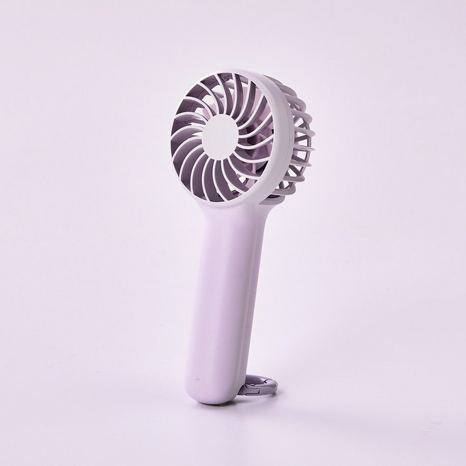 [모던하우스] NEW 미니링 크래들 휴대용 핸디팬 라벤더퍼플, 18650-1200mAh