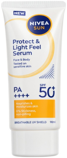 니베아 프로텍트 앤 라이트 필 선 세럼 SPF50+ PA++++, 1개, 90ml